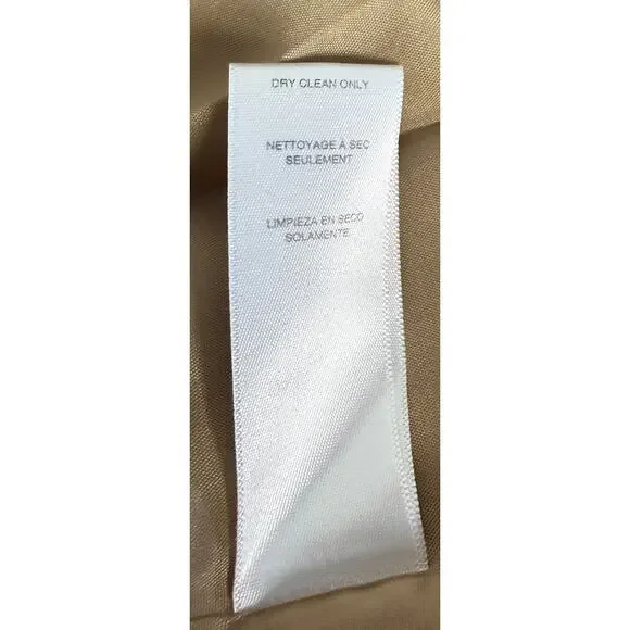 Michael Kors Snakeskin Print Sheath Dress Size 8 Tan Brown Cap Sleeve Lined EUC - Picture 10 of 10